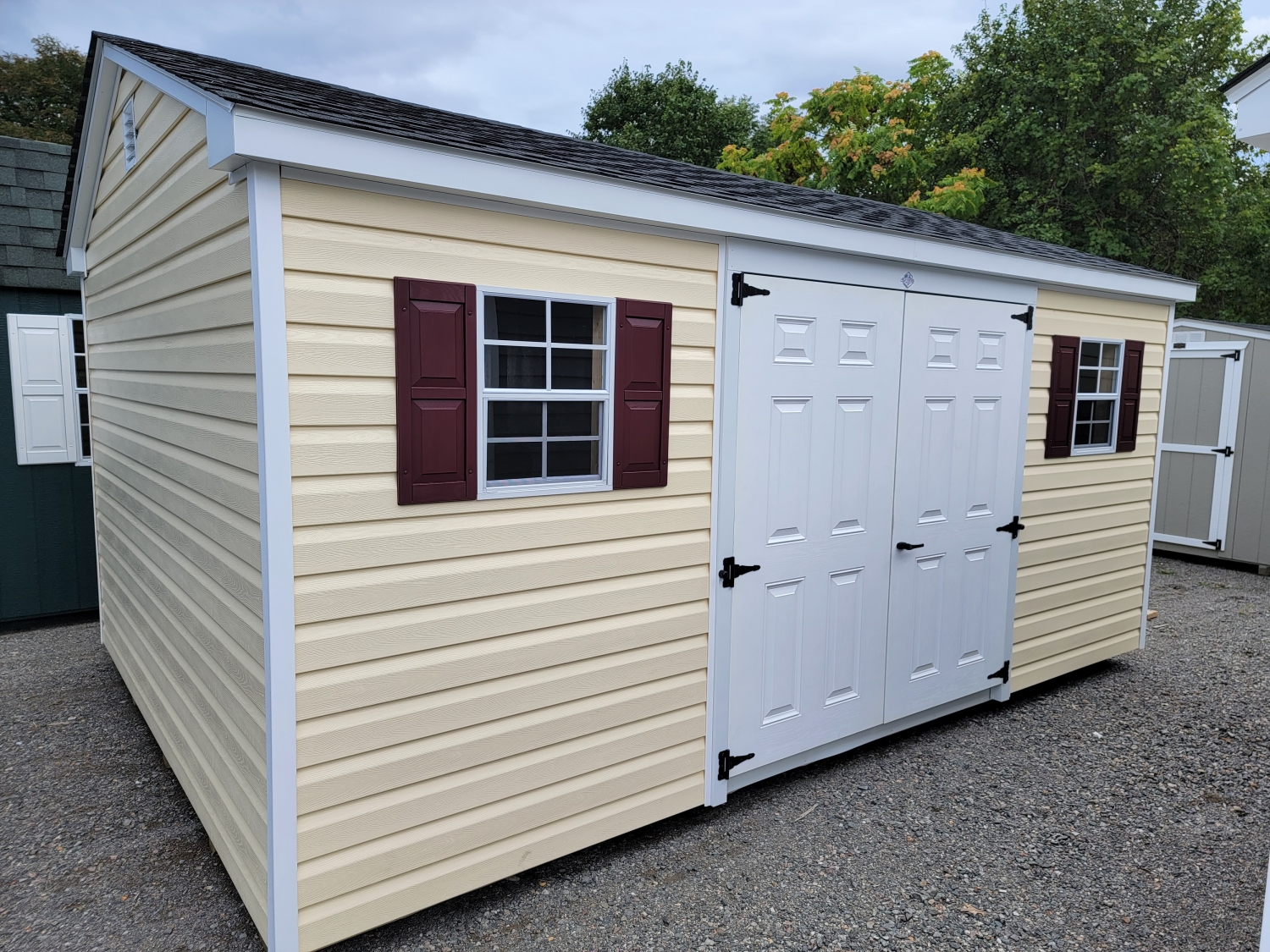 Backyard Vinyl Shed 12 x 16 Cottage St R11753, 5940.00