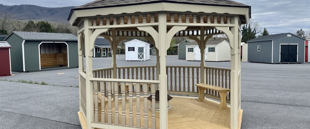 Wood gazebo light